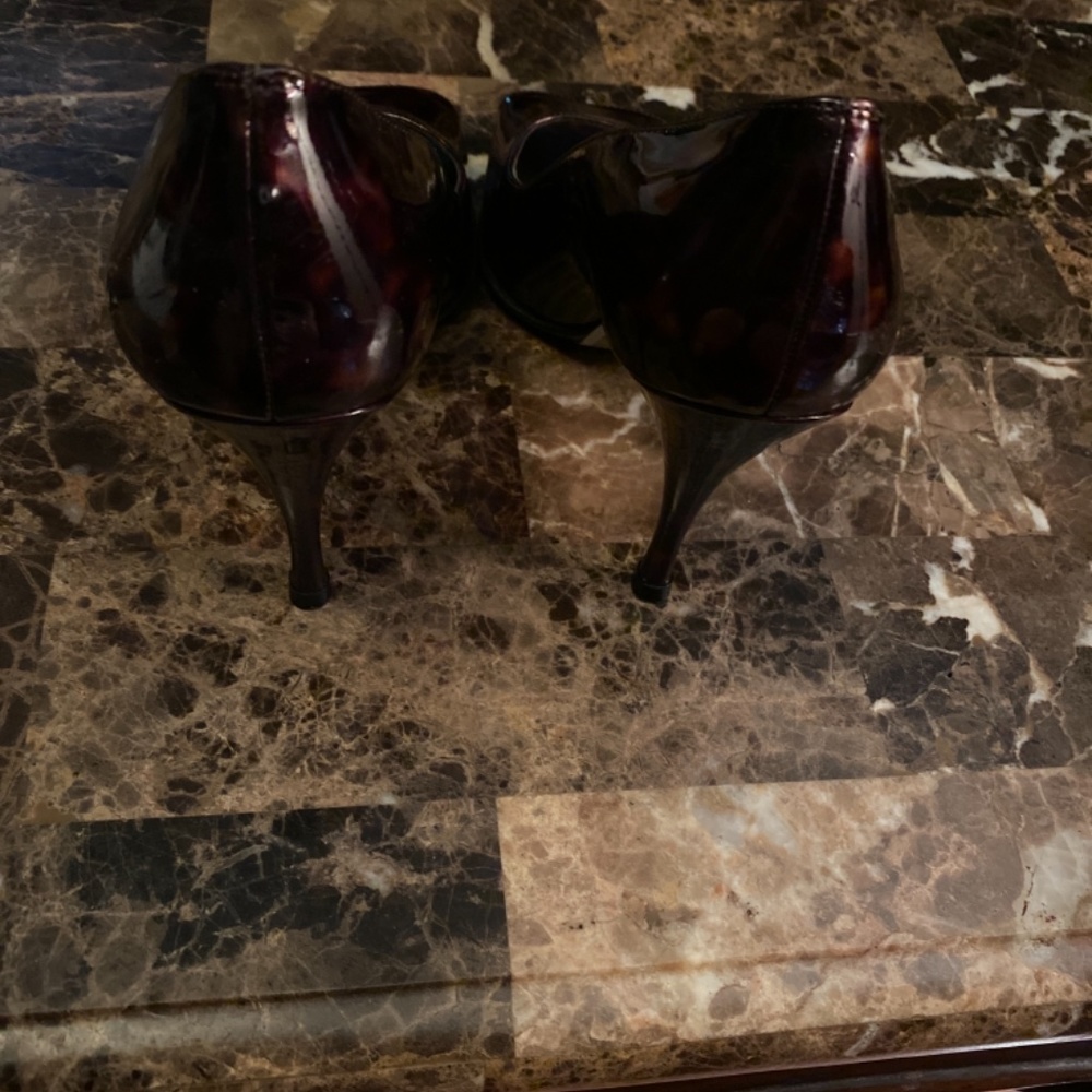 Stuart Weitzman Peep Toe Tortoise Shell Heels . - image 4